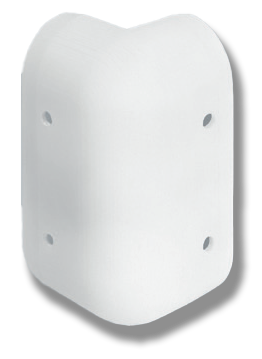 ANGLE POUR LISSE DE PROTECTION WP100 - WPA 100 BLANC