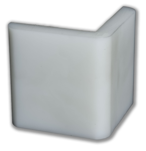 CORNIERE EN POLYETHYLENE HAUTE DENSITÉ AILES DE 50 mm BLANC Naturel - CR 50 EE