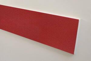 LISSE PROTECTION PVC RR200 - AVEC ADHESIF 2mm 200mm 3,66m ROUGE
