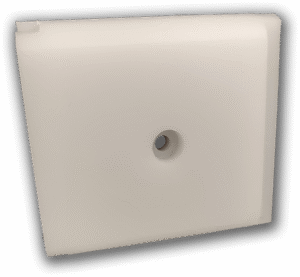 LISSE EN POLYETHYLENE HAUTE DENSITÉ - LS 120 mm - BLANC Naturel