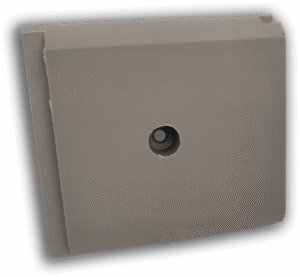 LISSE EN POLYETHYLENE HAUTE DENSITÉ - LS 95 mm Gris 7040