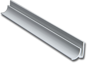 PROFILE D'ANGLE INTÉRIEUR POUR PLAQUE A COLLER - PI2 3000 mm