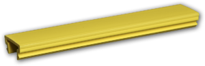 CAPOT CACHE VIS POUR LISSE DE PROTECTION WP100 - WPC 100 - JAUNE