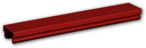 CAPOT CACHE VIS POUR LISSE DE PROTECTION WP100 - WPC 100 - ROUGE